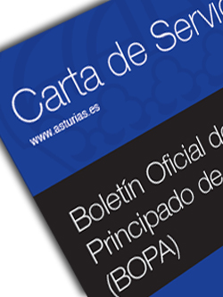 Carta de Servicios del BOPA