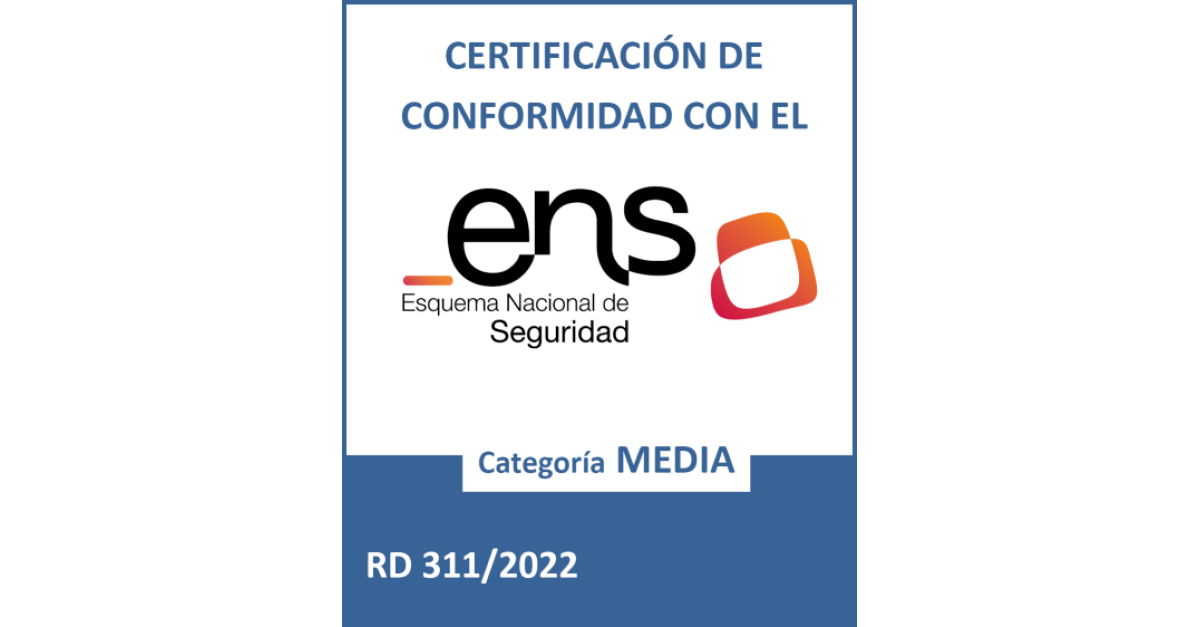 Certificación de Conformidad con el Esquema Nacional de Seguridad